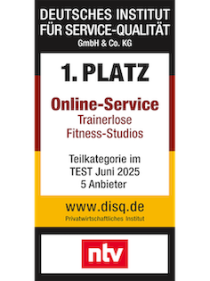 NTV Testsieger Online Service Personallose Fitnessstudios FITOMAT